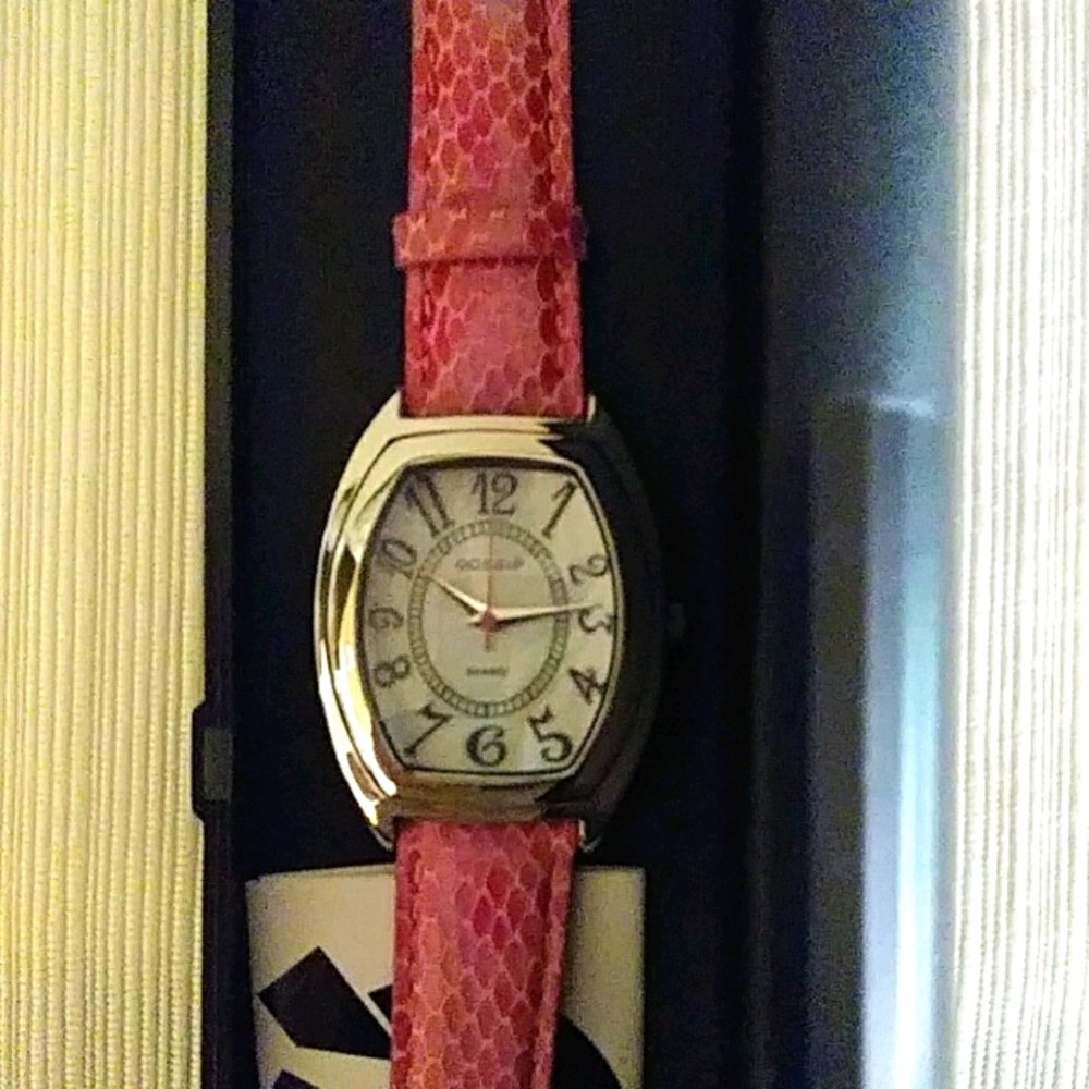 3 for $15 -  NIB Pink Leather Gossip Watch